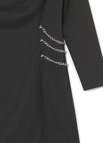 Чорна вечірня сукня з відкритими плечима Cropp однотонна