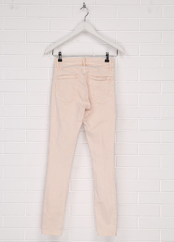 Светло-розовые демисезонные скинни джинсы Gap