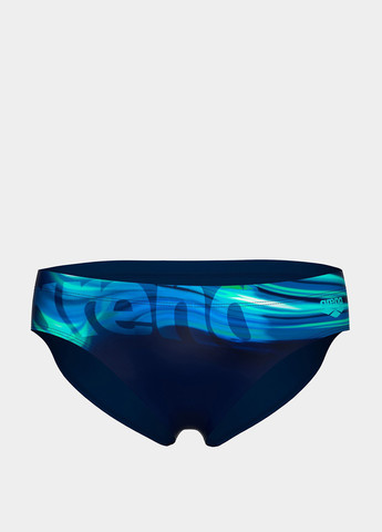 Мужские темно-синие пляжные плавки брифы Arena