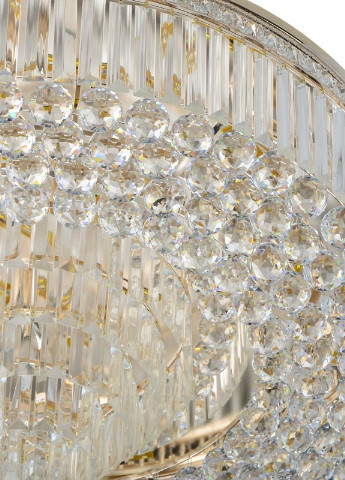 Люстра потолочная торт с подсветкой большая BCL-600C/9*E14+24*3W LED Brille (253886456)