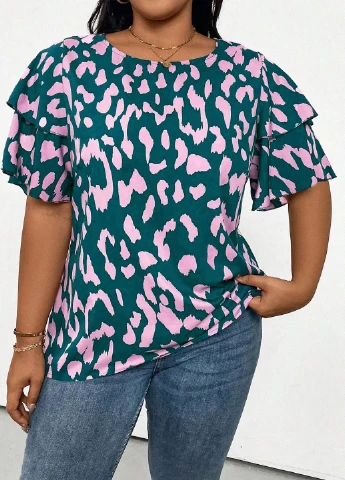 Комбинированная блуза SHEIN