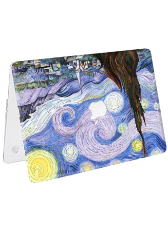 Чохол пластиковий для Apple MacBook Air 13 A1466/A1369 Vincent Van Gogh Starry Night (6351-2326) MobiPrint (218987560)