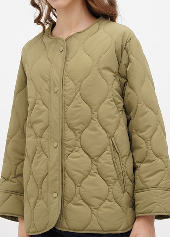 Оливковая (хаки) демисезонная куртка куртка-пиджак No Brand