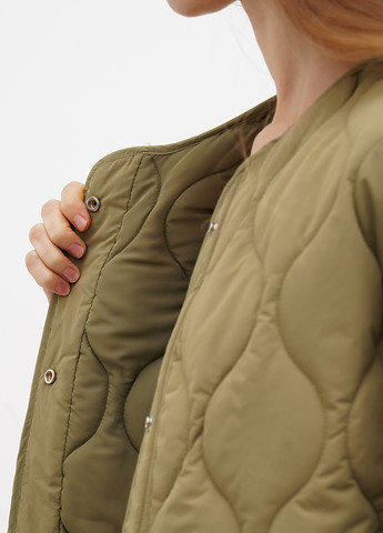 Оливковая (хаки) демисезонная куртка куртка-пиджак No Brand