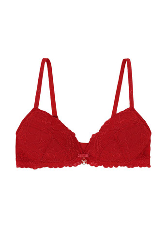 Красный демисезонный комплект (бюстгальтер, трусики) Emporio Armani