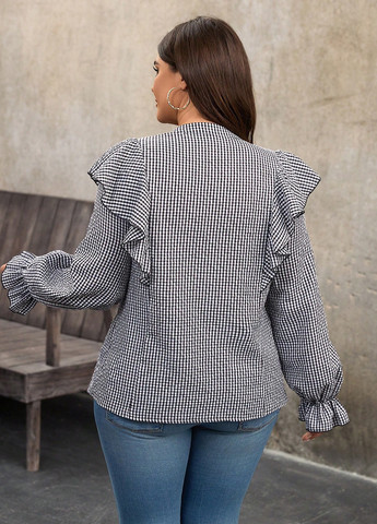 Чорно-біла блуза SHEIN