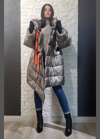 Серебряная зимняя куртка FLY