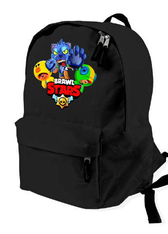 Детский рюкзак Леон Вовк Бравл Старс (Leon Werewolf Brawl Stars) (9263-1702) MobiPrint (217075365)