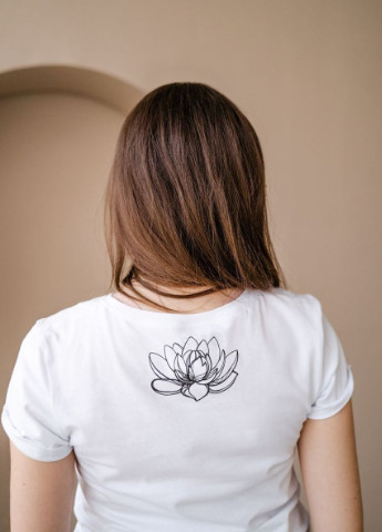 Белая футболка для беременных и кормящих мам с секретом для кормления с принтом To Be - (252365156)