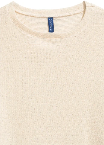 Молочный джемпер,молочний, divided H&M