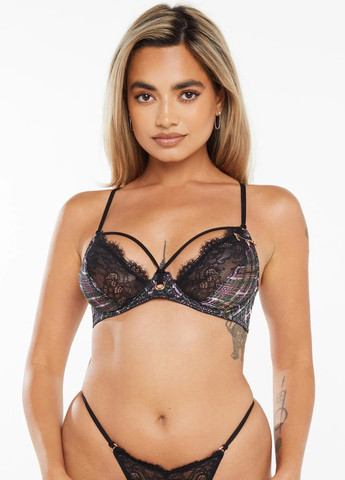 Комбінований бюстгальтер Savage X Fenty з кісточками віскоза, мереживо
