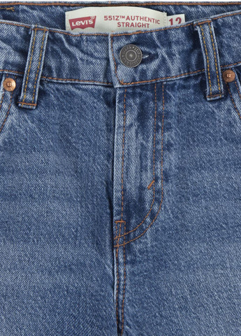 Синие демисезонные прямые джинсы Levi's