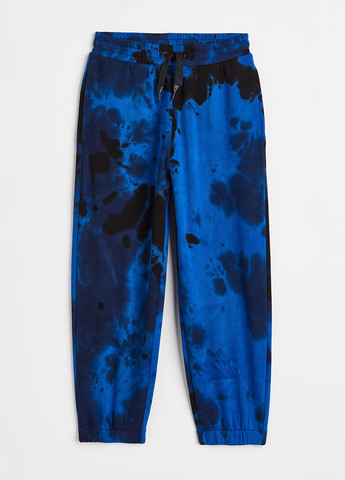 Синие спортивные, кэжуал демисезонные джоггеры брюки H&M