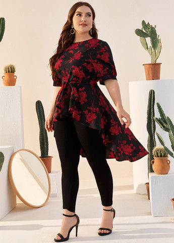 Чёрная блуза SHEIN