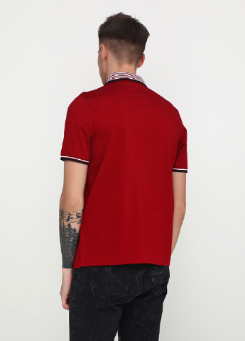Красная футболка-поло для мужчин Belika однотонная