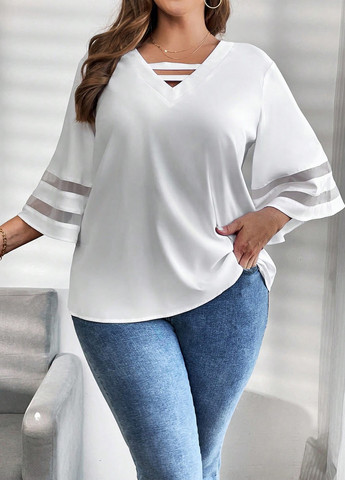 Белая блуза SHEIN