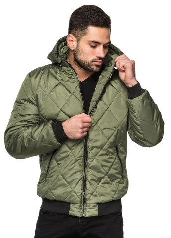 Оливкова (хакі) демісезонна куртка Кариант