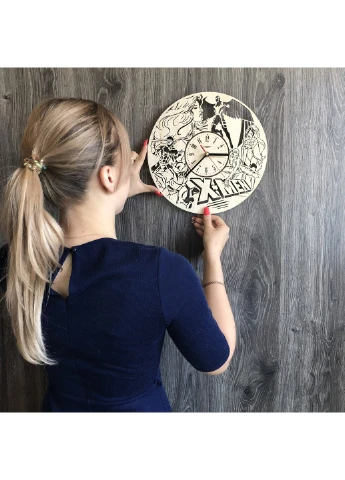 Дизайнерський настінний годинник з дерева «Люди Икс» 7Arts (253566367)