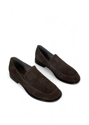 ALLSY Туфлі лофери коричневий з натуральна замша, китай — демісезон (361427707)