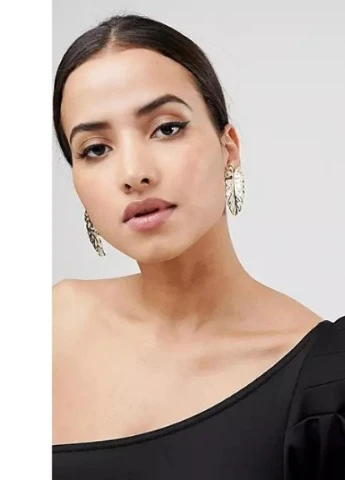 Серьги DesignB London золотистые Asos (252404951)