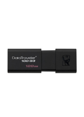 Флеш пам'ять USB DataTraveler 100 G3 128GB USB 3.0 Black (DT100G3 / 128GB) Kingston Флеш память USB Kingston DataTraveler 100 G3 128GB USB 3.0 Black (DT100G3/128GB) чорні