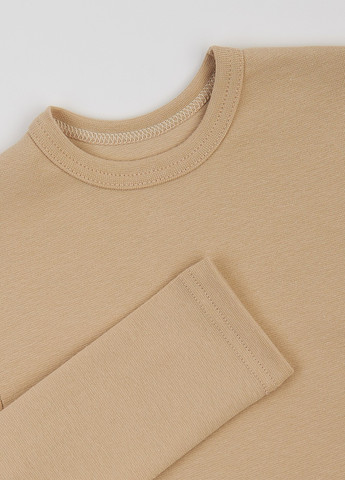 Бежевый демисезонный кэжуал лонгслив ArDoMi однотонный