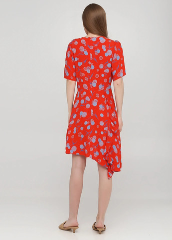 Червона кежуал сукня H&M з малюнком