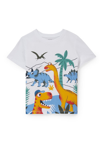 Комбинированный летний костюм (футболка, шорты) с шортами C&A