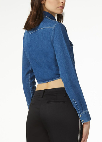 Синяя джинсовая рубашка однотонная Liu Jo