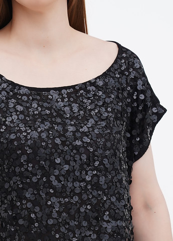 Чорна літня блуза Fiorella Rubino