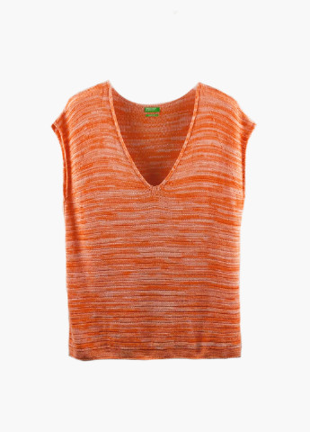 Оранжевая кэжуал футболка United Colors of Benetton