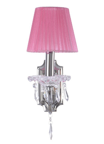 Бра настенное накладное хрустальное с абажуром классическое BCL-070W/1 Brille (253894425)