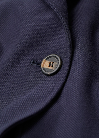 Темно-синє демісезонне Пальто однобортне H&M