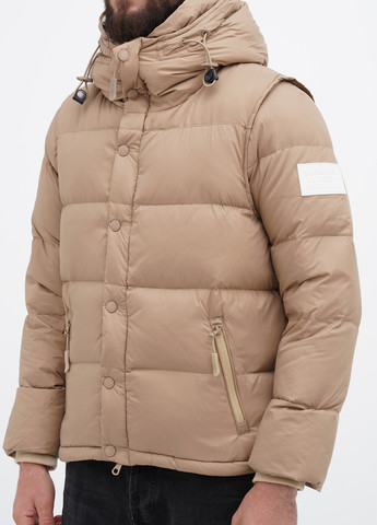 Бежевый зимний Пуховик Burberry