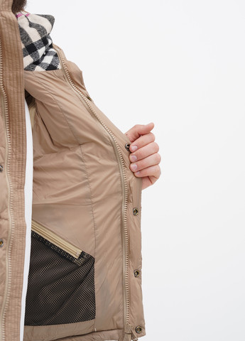 Бежевый зимний Пуховик Burberry