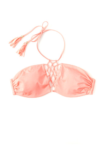Розовый летний купальник раздельный Abercrombie & Fitch