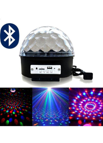 Музичний диско-куля з Bluetooth, USB, світломузикою, 2-ма динаміками та пультом XO (251241231)