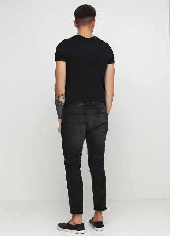 Черные демисезонные зауженные джинсы Shine Original