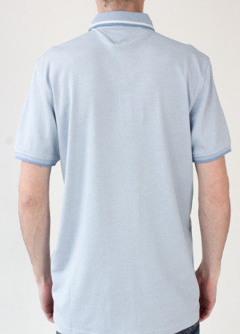Голубой футболка-поло мужское голубое для мужчин MCS