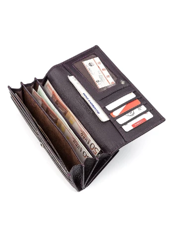 Жіночий шкіряний гаманець 18,5х9х3,5 см st leather (252128617)