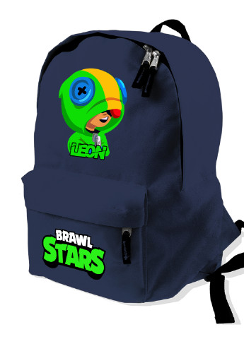 Детский рюкзак Леон Бравл Старс (Leon Brawl Stars) (9263-1015) MobiPrint (217363550)