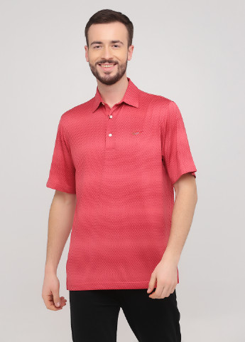 Красная футболка-поло для мужчин Greg Norman с орнаментом