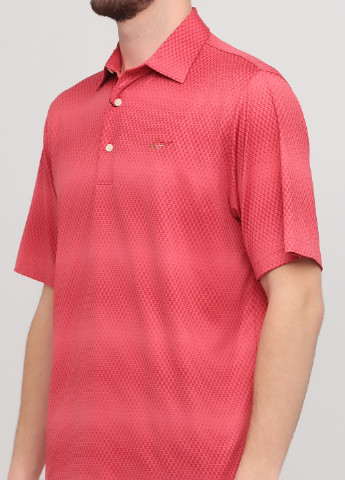 Красная футболка-поло для мужчин Greg Norman с орнаментом