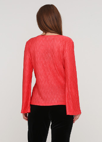 Красная демисезонная блуза на запах Heine