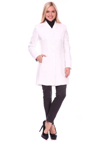 Белый кэжуал пиджак Ysatis - - демисезонный