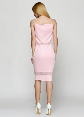 Светло-розовое кэжуал платье AX Paris однотонное
