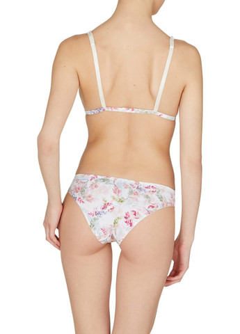 Молочний тріенджел бюстгальтер Emporio Armani без кісточок поліамід