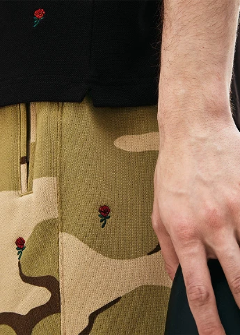 Черная футболка-поло для мужчин Lacoste однотонная