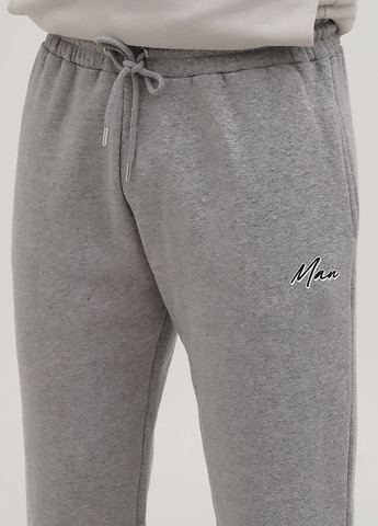 Серые спортивные, кэжуал демисезонные прямые брюки Boohoo