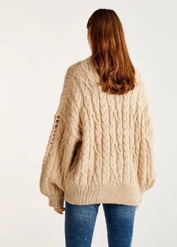 Бежевий демісезонний джемпер джемпер Pull & Bear